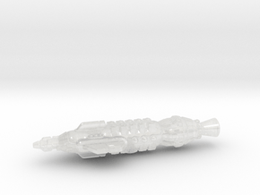 Administration Missile Cruiser in Clear Ultra Fine Detail Plastic