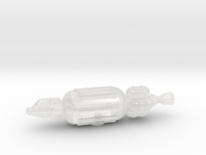 Administration Tanker in Clear Ultra Fine Detail Plastic