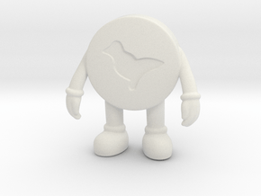 E Man / Dove MAN Pill Character in White Natural Versatile Plastic