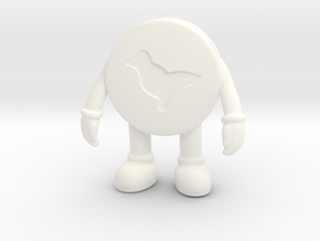 E Man / Dove MAN Pill Character in White Smooth Versatile Plastic