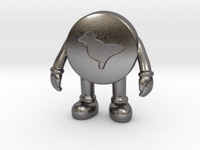 E Man / Dove MAN Pill Character in Polished Nickel Steel