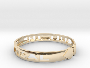 “Quit the Typical” Bracelet in Vermeil