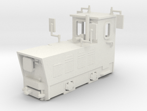 WHHR Hunslet diesel locomotive NO.9346 Emma in White Natural Versatile Plastic