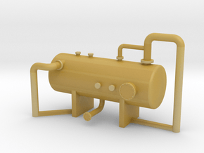 N Scale Flare Knockout Drum in Tan Fine Detail Plastic
