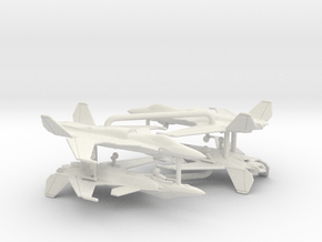 ASF-X Shinden II (Clean) in White Natural Versatile Plastic: 1:350