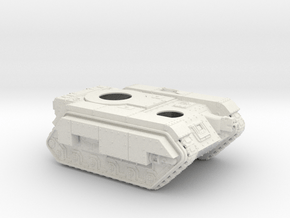 1/18 Hydra Tank - hull in White Natural Versatile Plastic