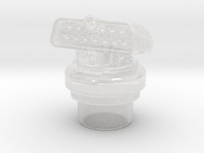 Hav-Launcher - R1 Hatch Turrets in Clear Ultra Fine Detail Plastic: Small