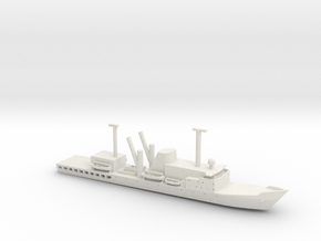 1/700 Scale USNS Chauvenet T-AGS-29 in White Natural Versatile Plastic