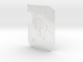 Dusk Raider - Terminator Wall Shields in Clear Ultra Fine Detail Plastic: Small