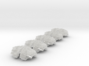 Mech Hands - T:2a Cataphractii Shoulder Sets in Clear Ultra Fine Detail Plastic: Small