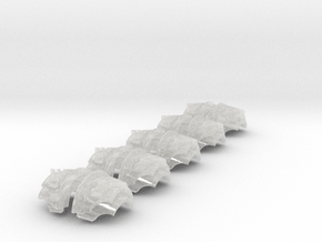 Raven Wings - T:2a Cataphractii Shoulder Sets in Clear Ultra Fine Detail Plastic: Small