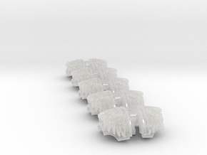 Winged Sword - T:2a Cataphractii Shoulder Sets in Clear Ultra Fine Detail Plastic: Small