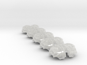 World Wreckers - T:2a Cataphractii Shoulder Sets in Clear Ultra Fine Detail Plastic: Small