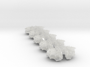 Nightmare Cult - T:2a Cataphractii Shoulder Sets in Clear Ultra Fine Detail Plastic: Small