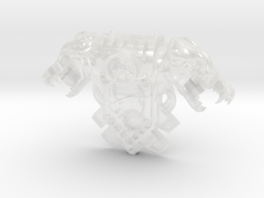 13th Co. - G:4 Wolf Skull PACs in Clear Ultra Fine Detail Plastic: Small