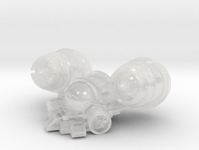 Bantam Jetpacks (SM) in Clear Ultra Fine Detail Plastic: Small