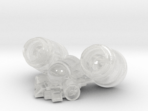 Chordata Jetpacks (SM) in Clear Ultra Fine Detail Plastic: Small