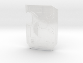 Royal Guard - Terminator Wall Shields (no hand) in Clear Ultra Fine Detail Plastic: Small