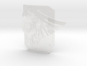 Palace Guard - Terminator Wall Shields in Clear Ultra Fine Detail Plastic: Small