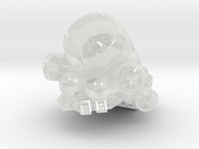 Gryphus Jetpack (PM) in Clear Ultra Fine Detail Plastic: Small