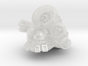 Fleur-De-Lis : Gryphus Jetpack (PM) in Clear Ultra Fine Detail Plastic: Small