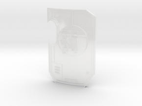 Vehicle Insignia-Ready: Marine Boarding Shields in Clear Ultra Fine Detail Plastic: Small