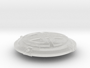 Celtic Knot - Round Power Shields in Clear Ultra Fine Detail Plastic: Small