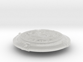Hammer Runes - Round Power Shields (L&R) in Clear Ultra Fine Detail Plastic: Small