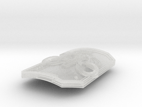Mastodons - Marine Boarding Shields in Clear Ultra Fine Detail Plastic: Small