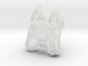 Night Tyrants - Vulture Jetpacks (SM) in Clear Ultra Fine Detail Plastic: Small