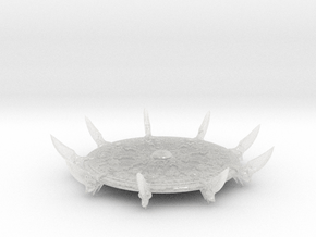 44mm Sorcerer's Disc - Scarab  in Clear Ultra Fine Detail Plastic: Small
