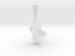 Chaos Rip Cannon: Excessor in Clear Ultra Fine Detail Plastic: Small