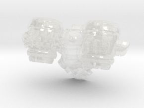 Nightmare Cult - Chordero Jetpacks (PM) in Clear Ultra Fine Detail Plastic: Small