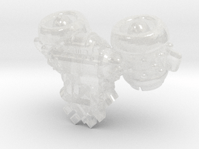 Studded - Chordero Jetpacks (PM) in Clear Ultra Fine Detail Plastic: Small