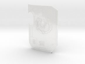 Ultra Legion - Terminator Wall Shields in Clear Ultra Fine Detail Plastic: Small