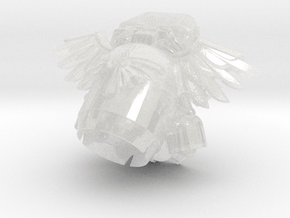Blood Wing - Hippogryph Winged Jetpacks (SM) in Clear Ultra Fine Detail Plastic: Small