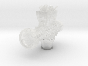 BRS-21 : Junk'zooka in Clear Ultra Fine Detail Plastic: Small