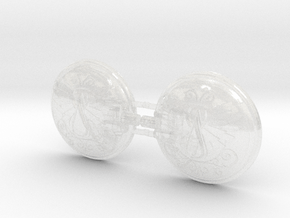 Angel Tears - Naxos Combat Shields (L&R) in Clear Ultra Fine Detail Plastic: Small