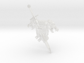 Shaggy Wolves - P1:Wolfskull PACs w/Claymore in Clear Ultra Fine Detail Plastic: Small