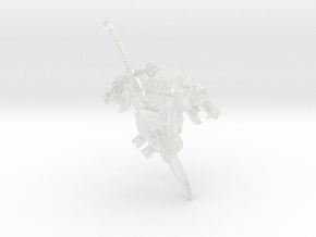 Base - P1:Wolfskull PACs w/Claymore  in Clear Ultra Fine Detail Plastic: Small