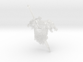 Base - P1:Wolfskull PACs w/pelts in Clear Ultra Fine Detail Plastic: Small