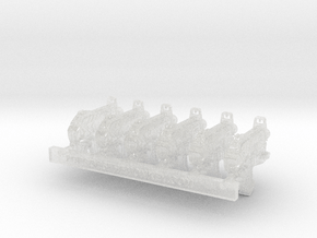 Tactical - Boltfire GR1a : Prime Squad Set in Clear Ultra Fine Detail Plastic: Small