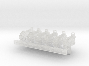 Tactical - Boltfire GR1a : Human Squad Set in Clear Ultra Fine Detail Plastic: Small