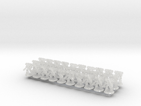 Epic-Scale : G7 Assault Squads (Flame) in Clear Ultra Fine Detail Plastic: Small