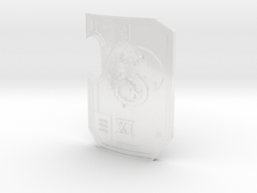 11th Void Drakes - Terminator Wall Shields in Clear Ultra Fine Detail Plastic: Small