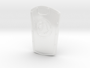 Raptor - Tactical Power Shields (Left) in Clear Ultra Fine Detail Plastic: Small