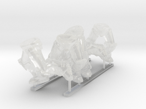 Running - Bloodguard Power Armor Legs in Clear Ultra Fine Detail Plastic: Small