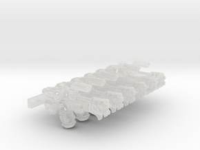 Prime: Dragon Head - Mk1 Flame Thrower in Clear Ultra Fine Detail Plastic: Small