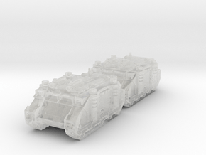 Epic-Scale : Mk3 Armored Personnel Carrier in Clear Ultra Fine Detail Plastic: Small