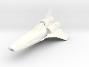 Battlestar Galactica - Viper Mark II Ship in White Processed Versatile Plastic